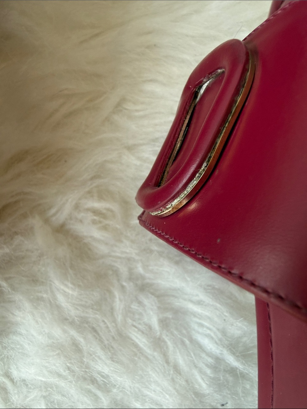 Authentic Valentino Garavani Burgundy Leather V-Logo Slide Mules - Picture 15 of 15